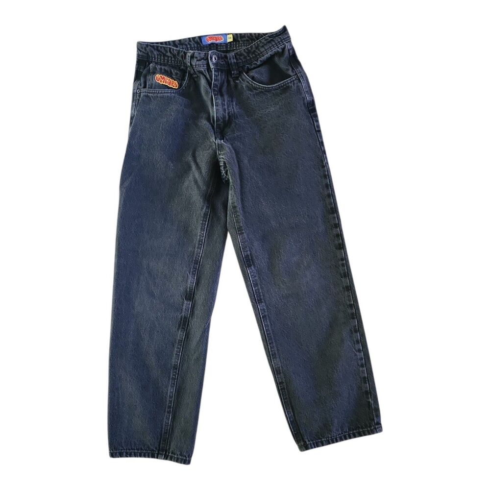 Empyre Jeans Men's 28x28 Black Baggy Streetwear Hip Hop Rap Skater Grunge 90s